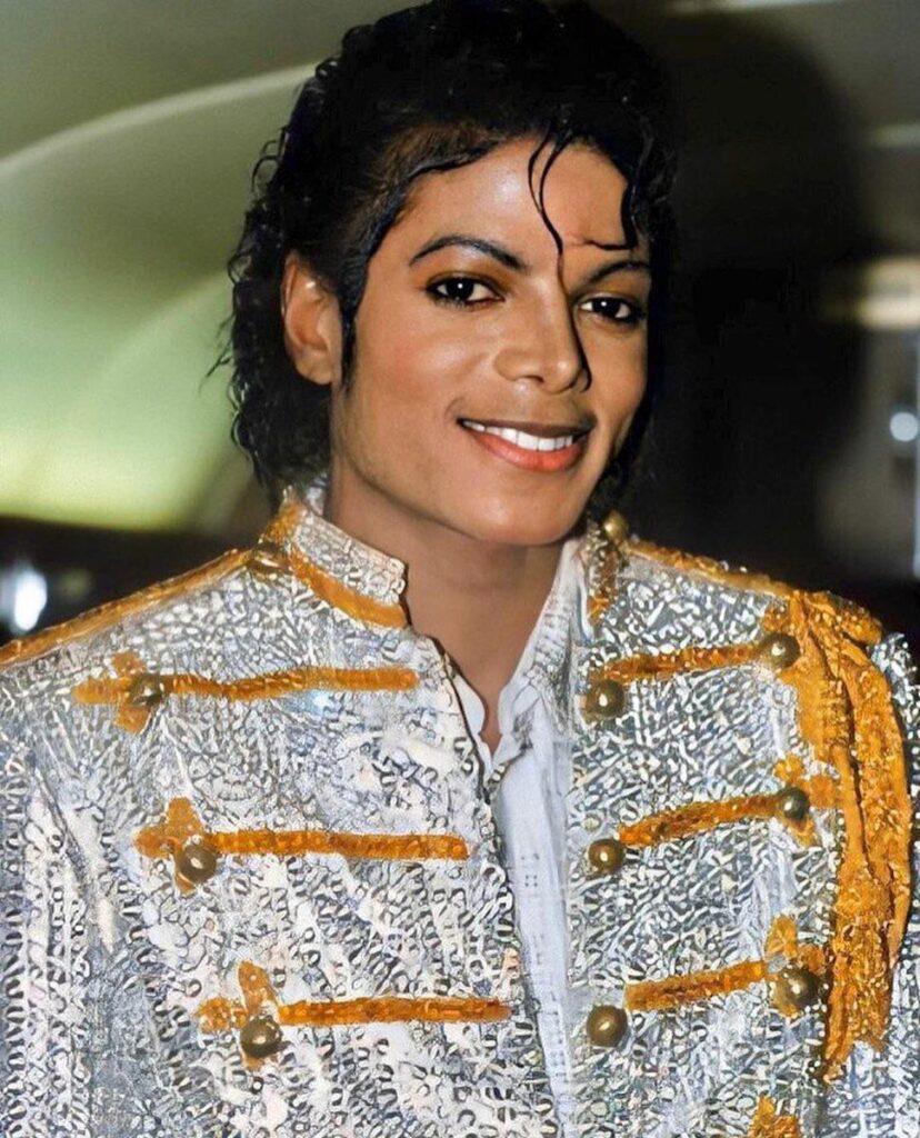 mj smiling